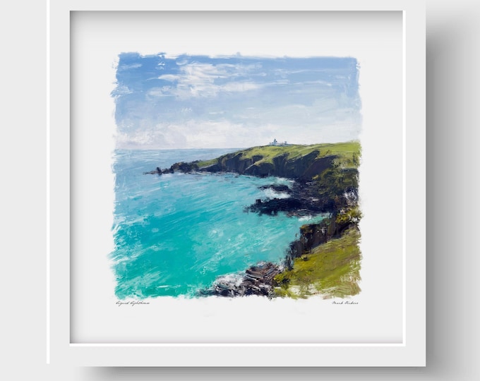 The Shipping Forecast Art Print and Greetings Card - Plymouth