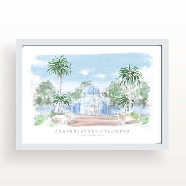 Conservatory of Flowers, San Francisco Art Print