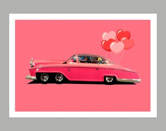 Thunderbirds FAB 1 Valentine's Day Greetings Card