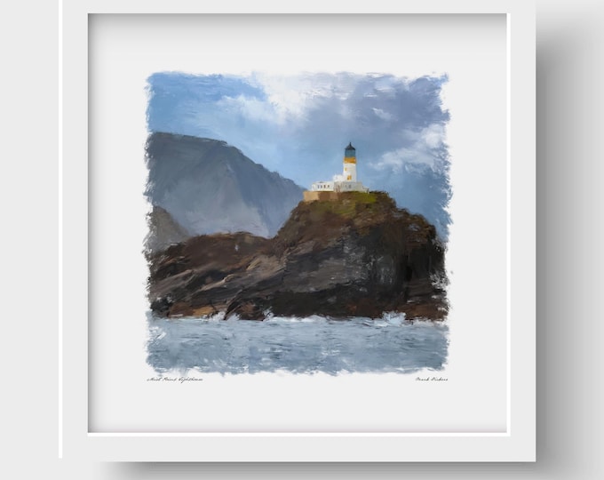The Shipping Forecast Art Print and Greetings Card - Hebrides