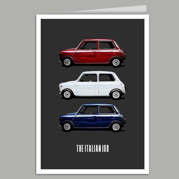 The Italian Job Greeting Card