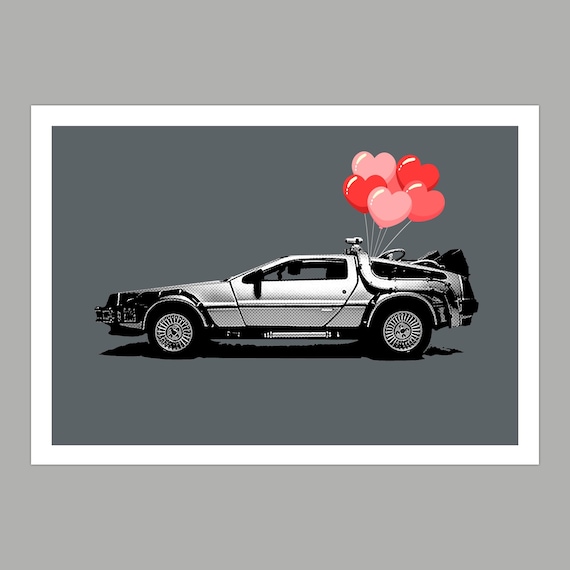 Back to the Future Valentine Day Greetings Card