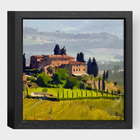 Tuscany, Italy - Framed Printed Canvas