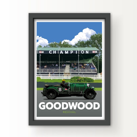 Goodwood Revival Bentley Blower Art Print