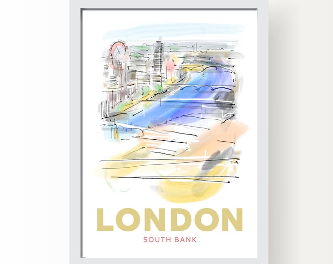 London South Bank Art Print