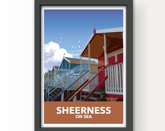 Sheerness on Sea Art Print, Greetings Card and Postcard