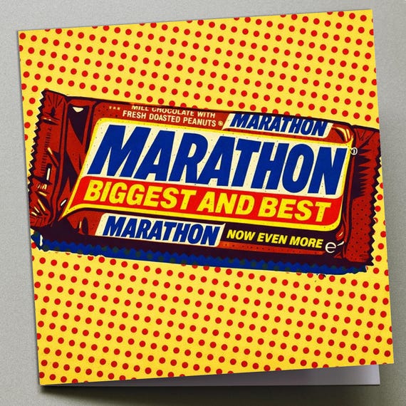 Personalised Birthday Card - Marathon Birthday