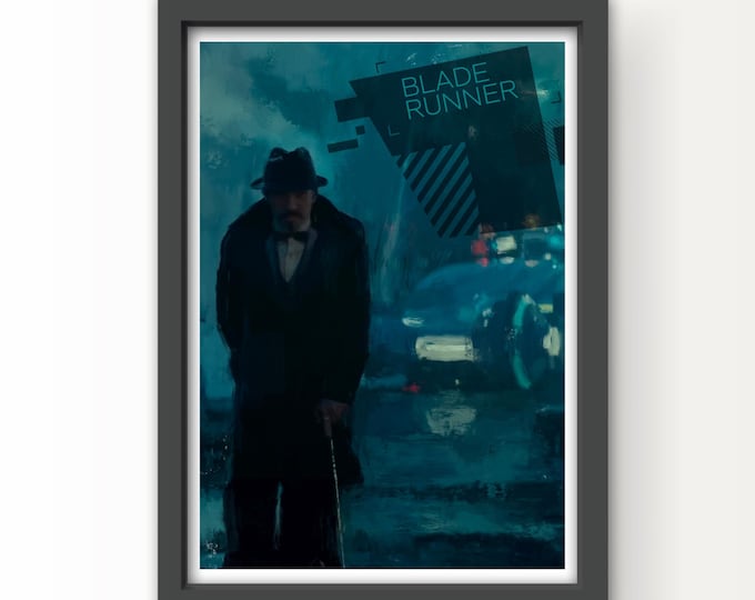 Blade Runner Art Print and Greetings Card