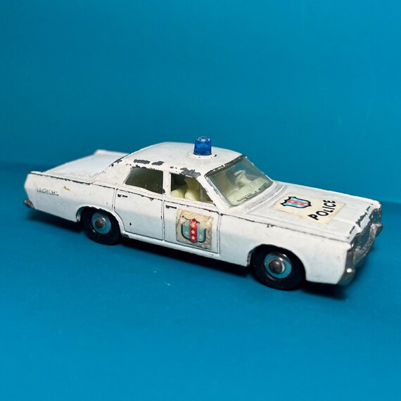 Vintage Matchbox Lesney No 55d Mercury Police Car 1968