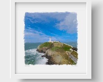 The Shipping Forecast Art Print and Greetings Card - Irish Sea