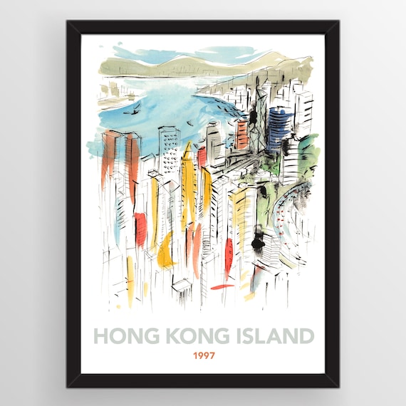 Hong Kong 1997 Fine Art Print