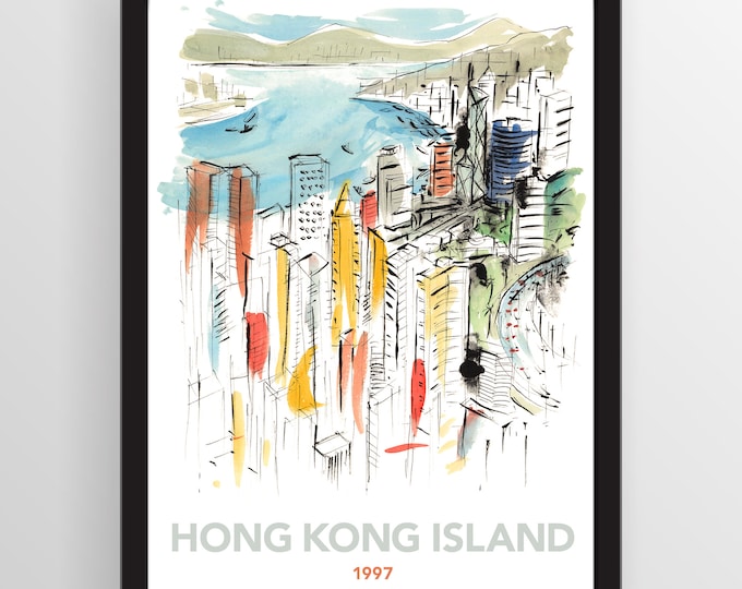 Hong Kong 1997 Fine Art Print