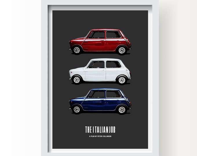 The Italian Job Art Print