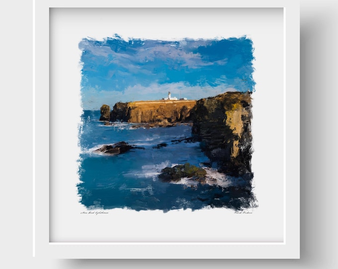 The Shipping Forecast Art Print and Greetings Card - Fair Isle