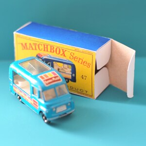 Vintage Matchbox Lesney No 47b Commer Ice Cream With Reproduction Box ...
