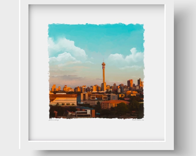 Johannesburg Art Print & Greetings Card