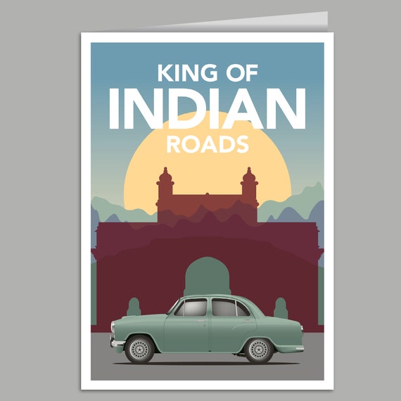King of the Indian Roads Greeting Card