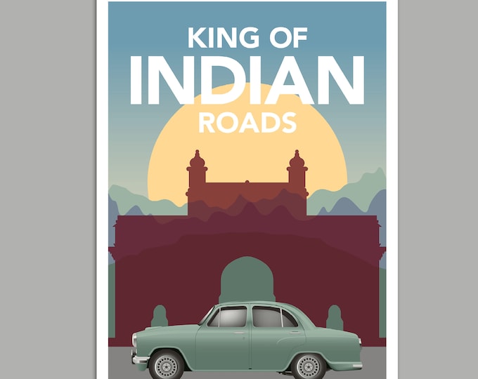 King of the Indian Roads Greeting Card