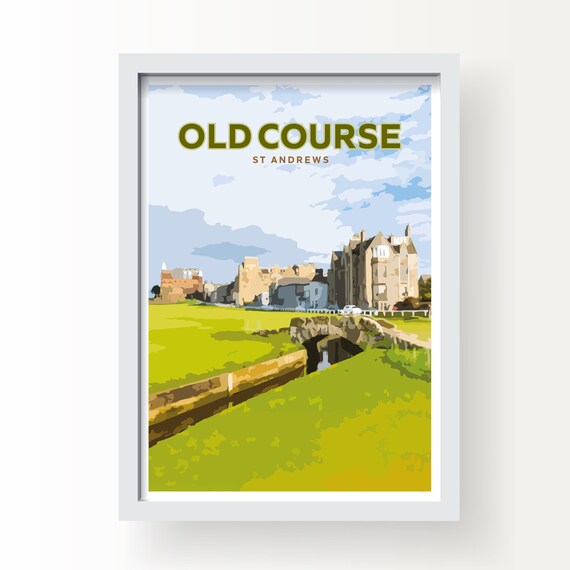 Old Course at St Andrews Art Print