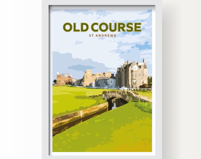 Old Course at St Andrews Art Print
