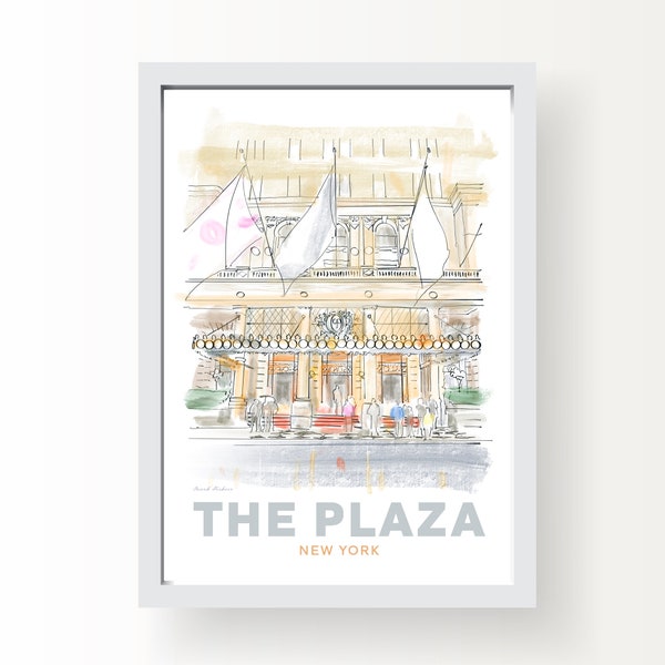 The Plaza Hotel New York Art Print