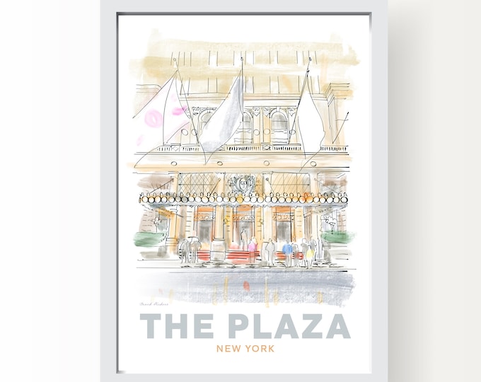 The Plaza Hotel New York Art Print
