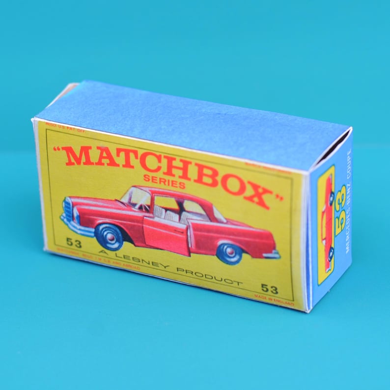 Matchbox Lesney N°53 Mercedes-Benz Coupé - Boîte D'origine VNMIB - Collection Miniature