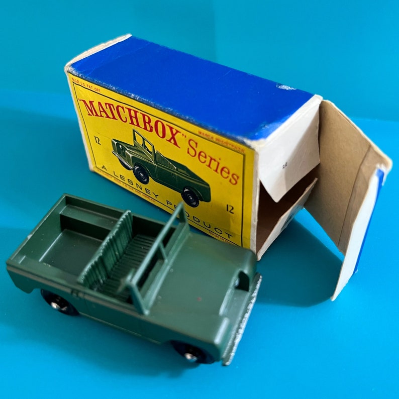 Land Rover Matchbox Series 12 – Miniature Verte Métal – Échelle 1:42 – Occasion UK