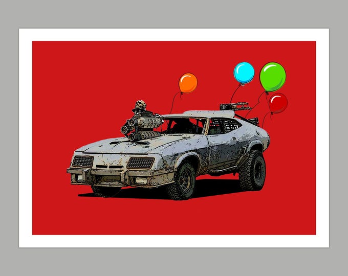 Mad Max Birthday Greetings Card