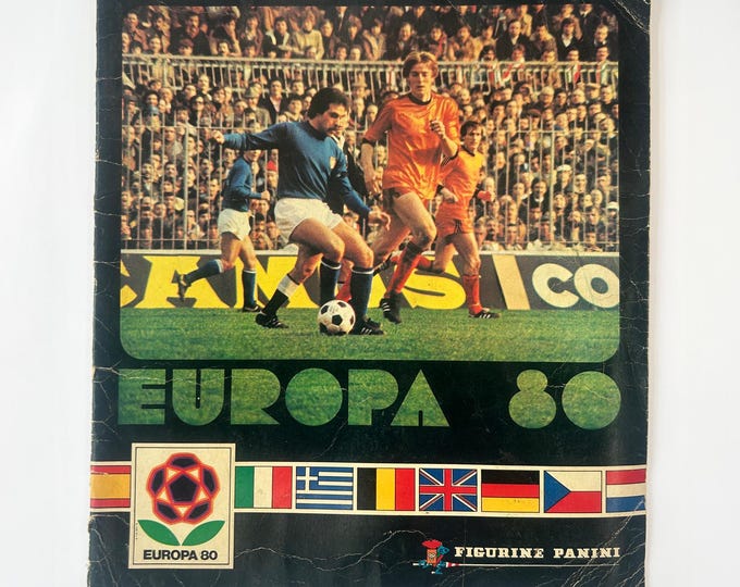 Panini Europa 80 Complete Sticker Album UEFA Euro 1980 Football Book