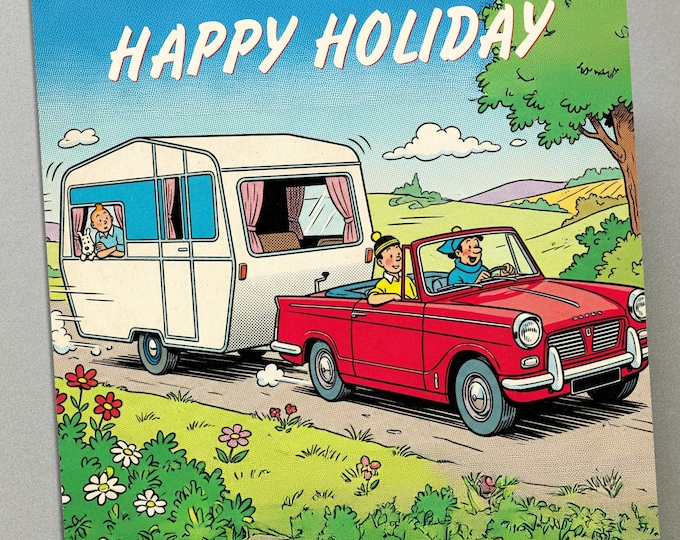 Personalised Birthday Card - TinTin