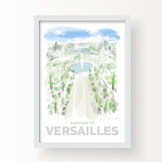 Gardens of Versailles Art Print