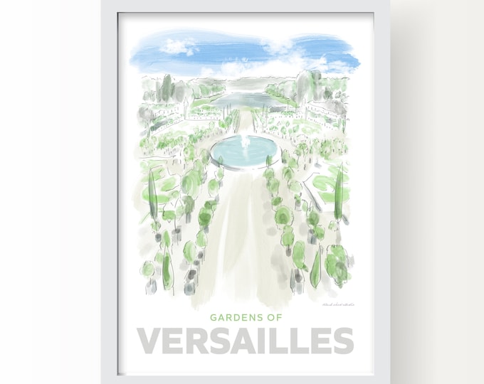 Gardens of Versailles Art Print