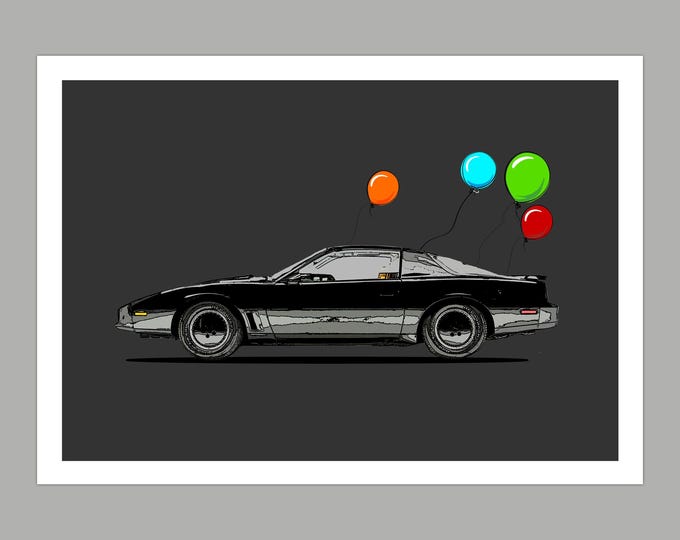 Birthday Knight Rider Greetings Card