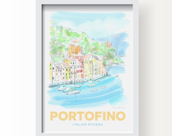 Portofino, Italian Riviera Art Print