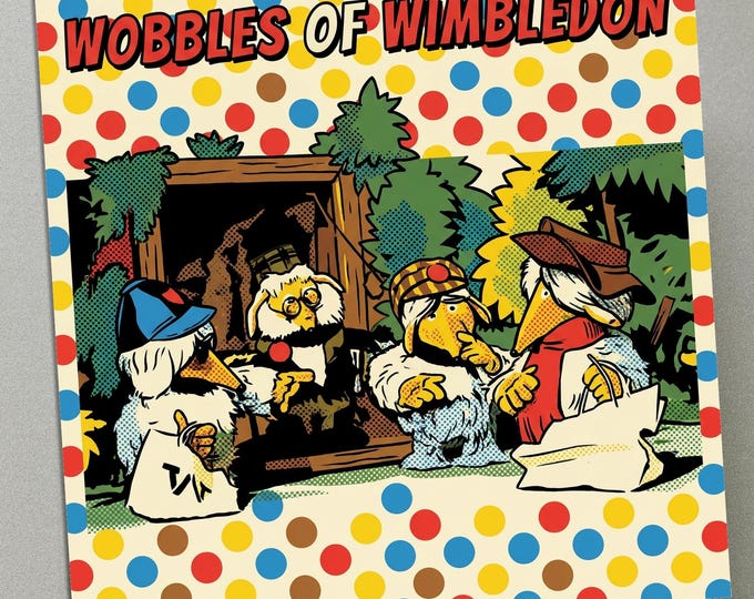 Personalised Birthday Card - Wobbles of Wimbledon