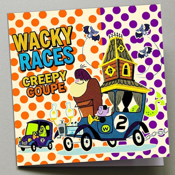 Personalised Birthday Card - Wacky Races No.2