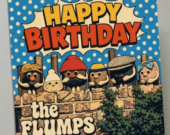 Personalised Birthday Card - The Flumps Birthday