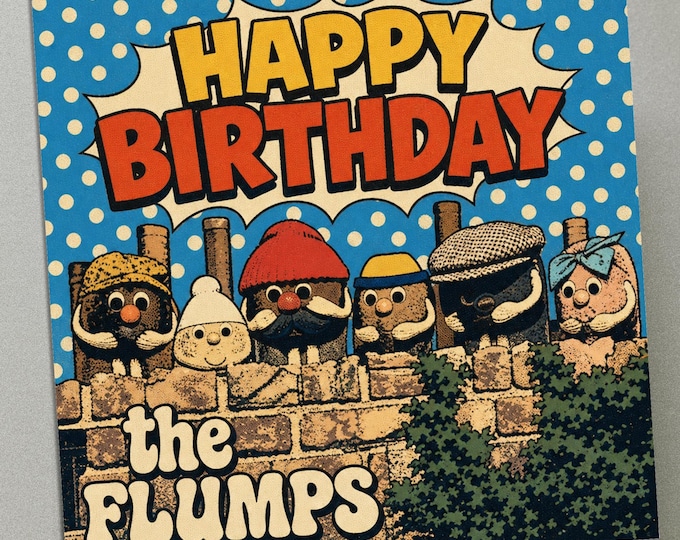Personalised Birthday Card - The Flumps Birthday