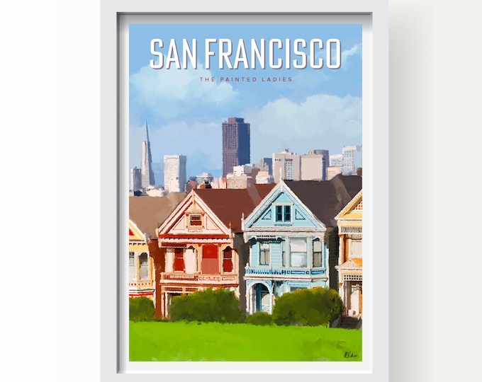 San Francisco Art Print & Greetings Card