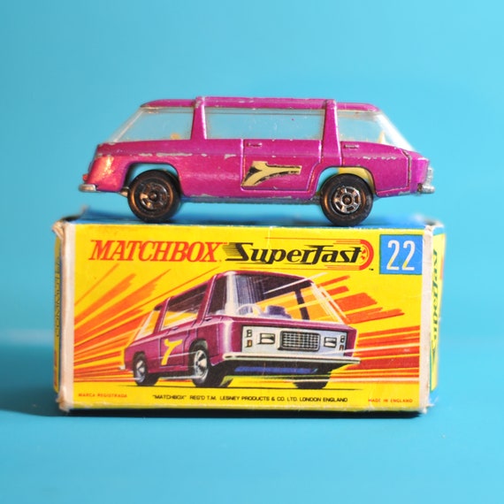 Vintage Matchbox Superfast No 22 B Freeman Intercity Commuter 1970. Original Box