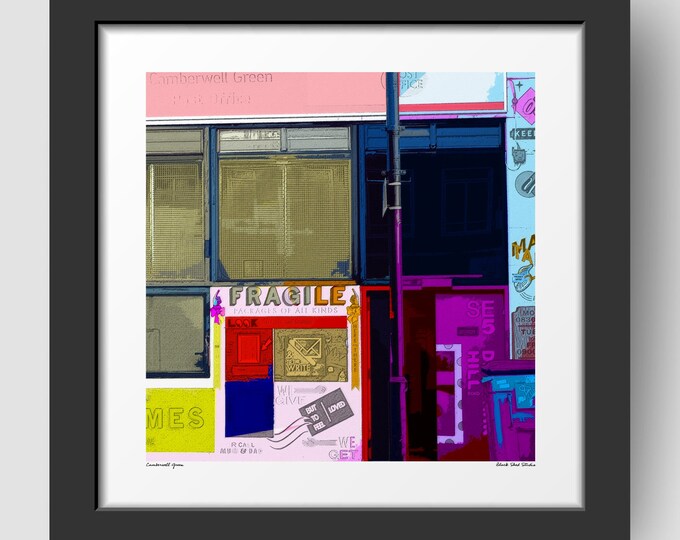Camberwell Green, London Art Print & Greetings Card