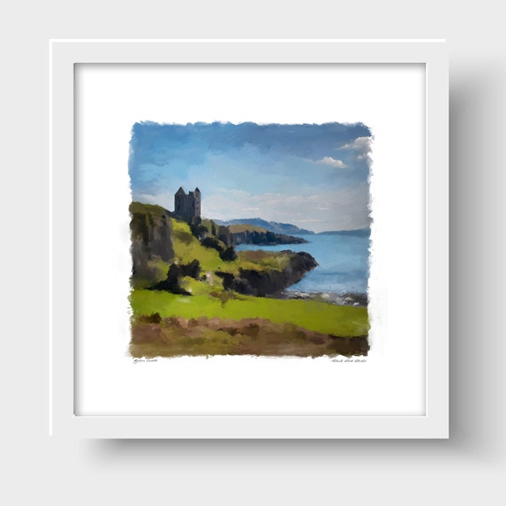 Gylen Castle on the Island of Kerrera Art Print