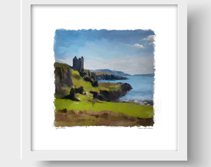 Gylen Castle on the Island of Kerrera Art Print