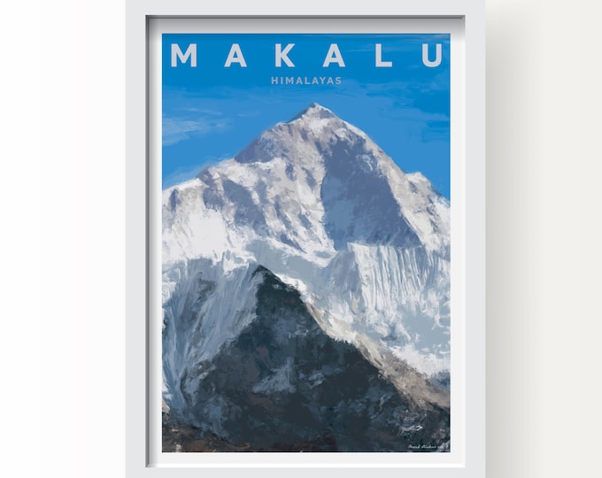 Makalu Fine Art Print & Greetings Card