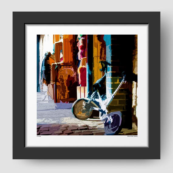 Camden Market London Art Print & Greetings Card