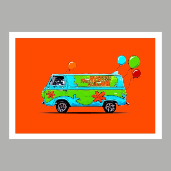 Scooby-Doo's Birthday Van Greetings Card