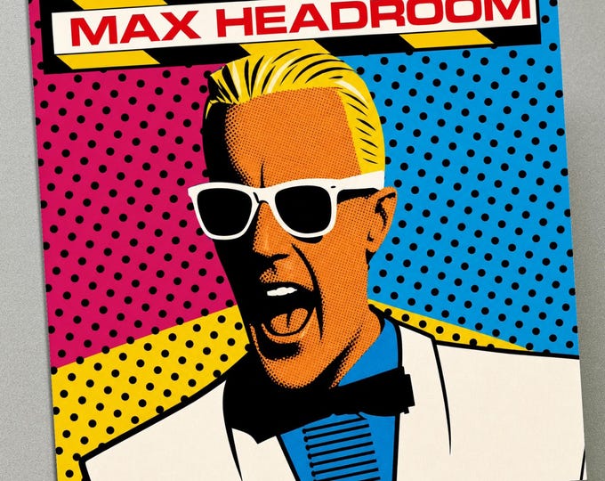 Personalised Birthday Card - Max Headroom