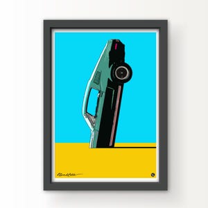 Bullitt Icon Ford mustang Kunstdruck und Grußkarte