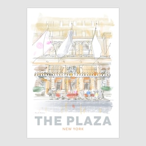 Plaza Hotel New York Cyfrowe natychmiastowe pobieranie obrazu